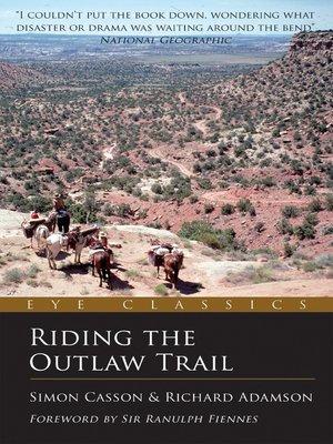 cover image of Riding the Outlaw Trail